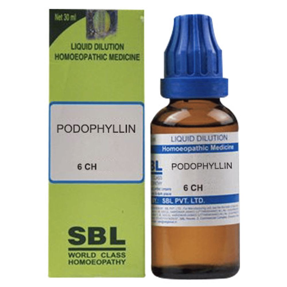 SBL Podophyllin Dilution 6 CH bottle of 30 ml Dilution