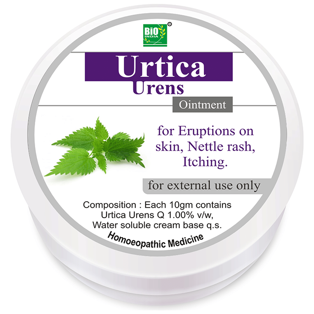 Bio India Urtica Urens Ointment jar of 30 gm Ointment Bio India Urtica Urens Ointment jar of 30 gm Ointment