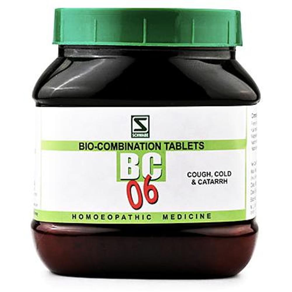 Dr Willmar Schwabe India Bio-Combination 06 (BC 06) Tablet bottle of 550 gm Biocombination Tablet