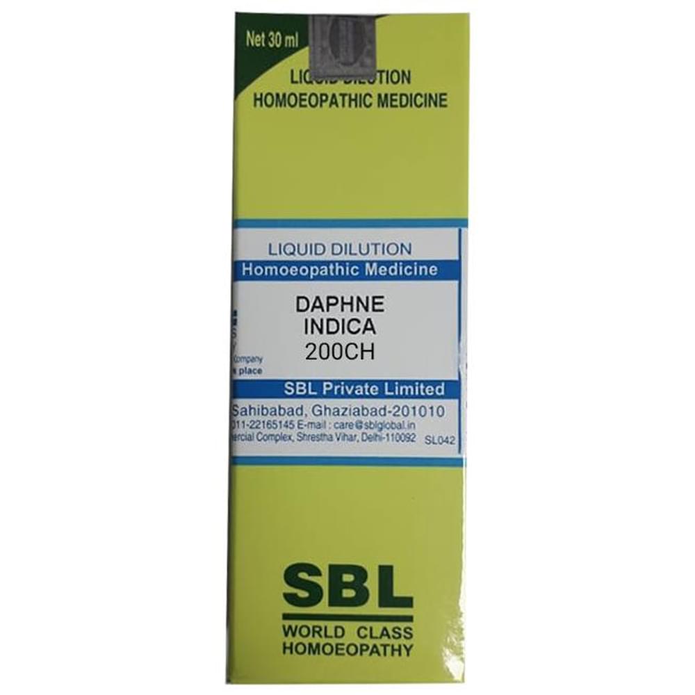SBL Daphne Indica Dilution 200 CH bottle of 30 ml Dilution