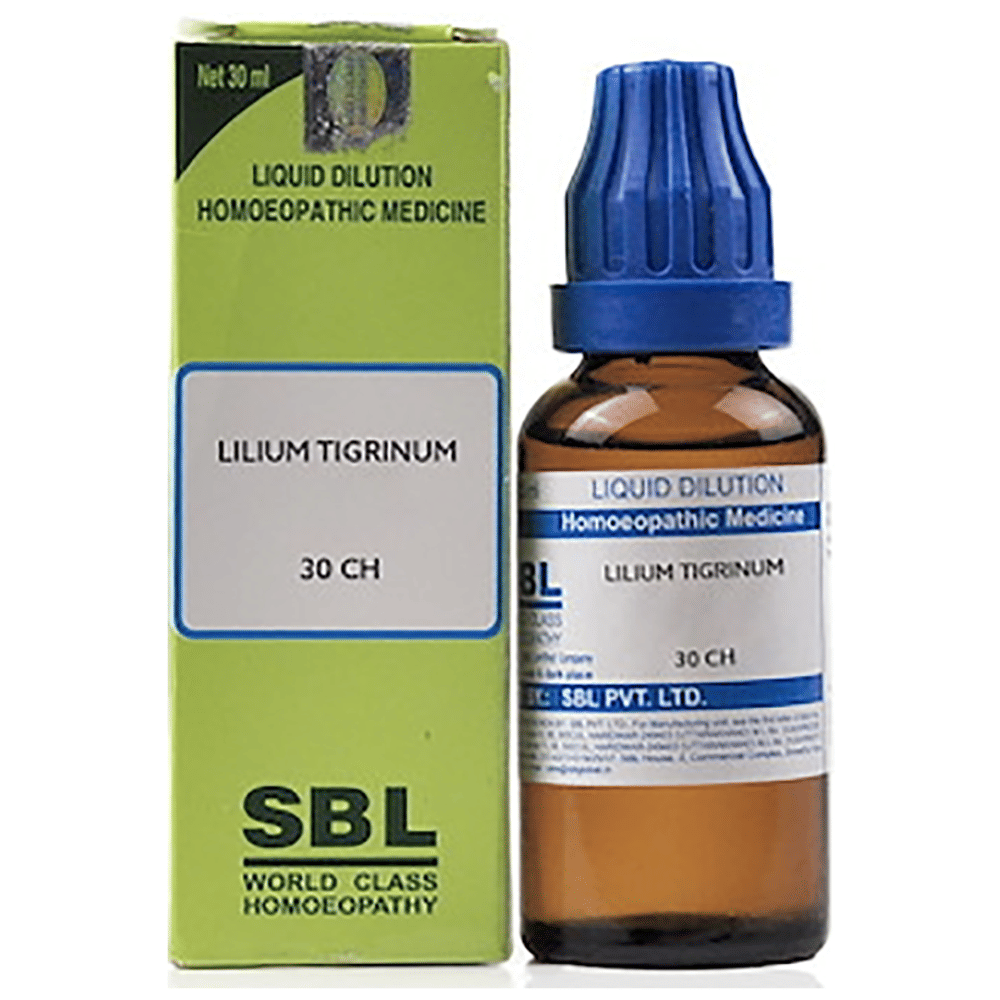 SBL Lilium Tigrinum Dilution 30 CH bottle of 30 ml Dilution