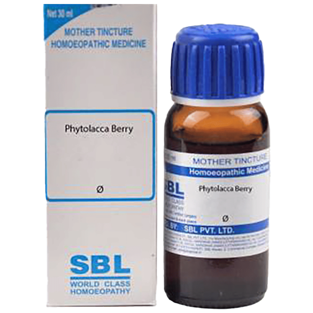 SBL Phytolacca Berry Mother Tincture Q bottle of 30 ml Mother Tincture