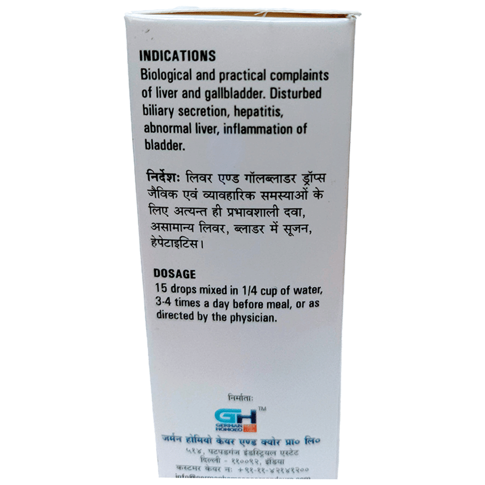 German's 507 Liver & Gallbladder Drop bottle of 30 ml Drop