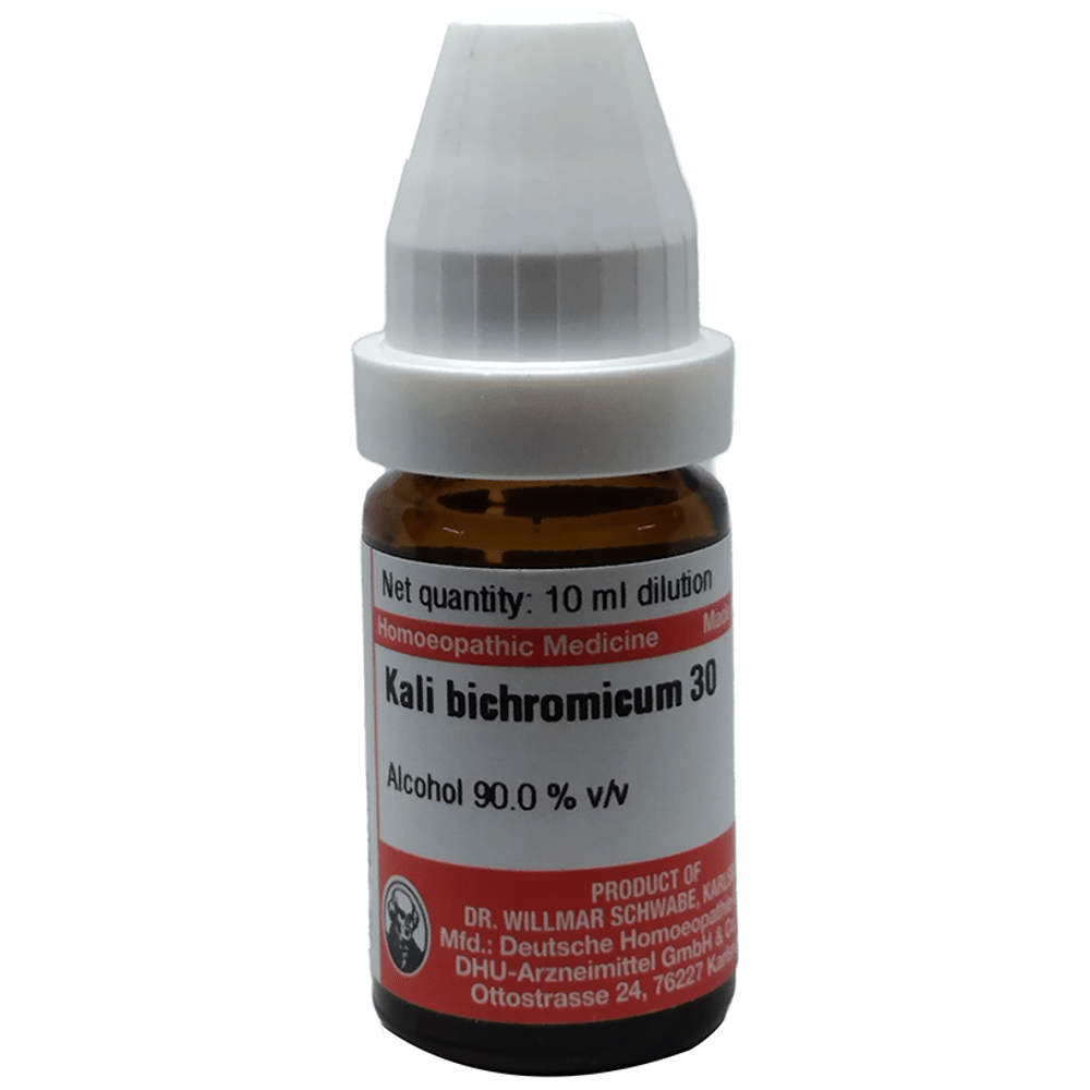 Dr Willmar Schwabe Germany Kali Bichromicum Dilution 30 bottle of 10 ml Dilution