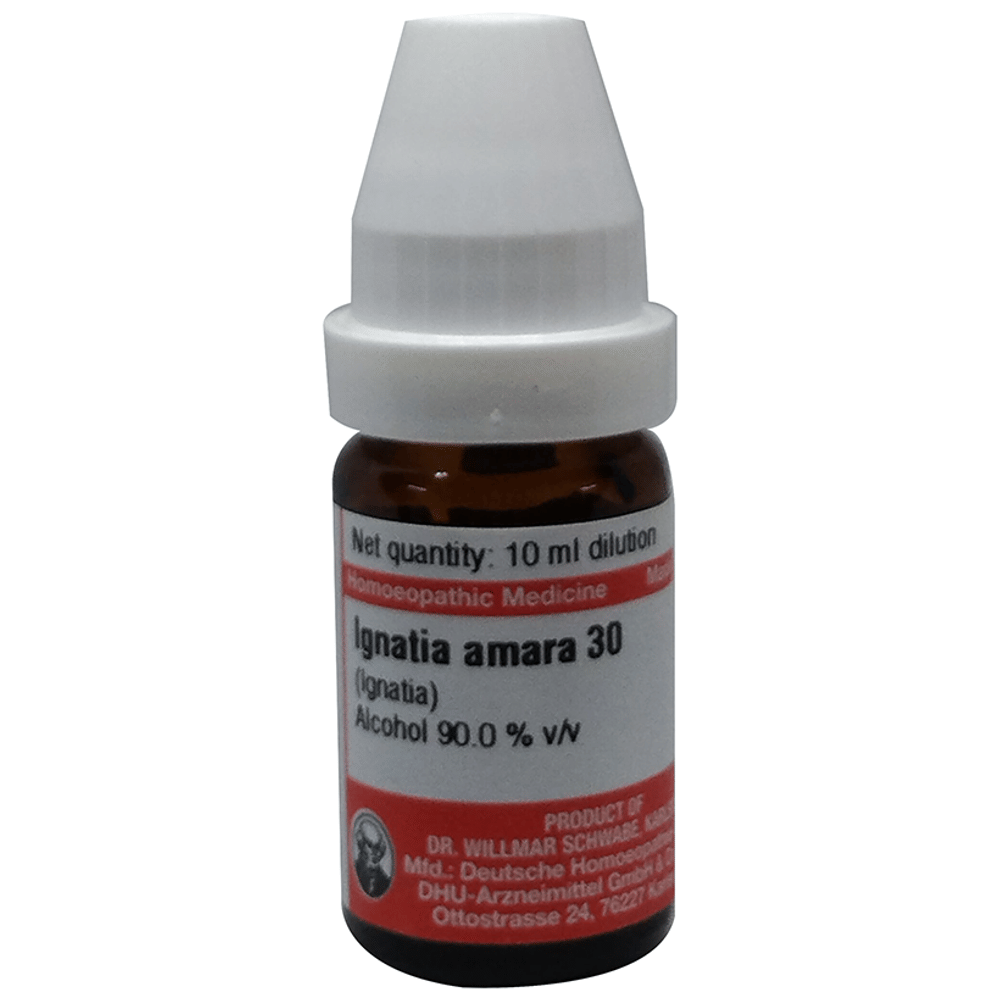Dr Willmar Schwabe Germany Ignatia Amara Dilution 30 bottle of 10 ml Dilution