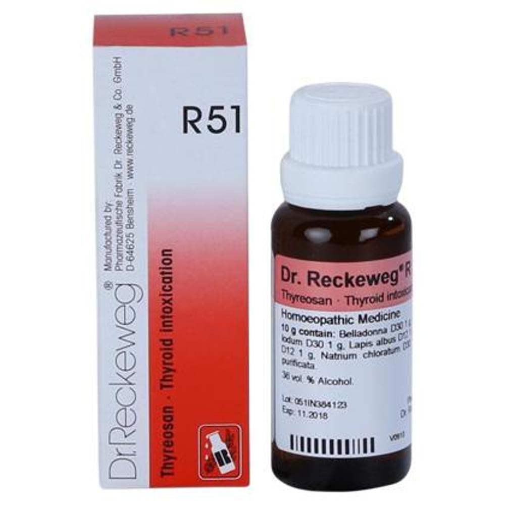 Dr. Reckeweg R51 Thyroid Intoxication Drop bottle of 22 ml Drop