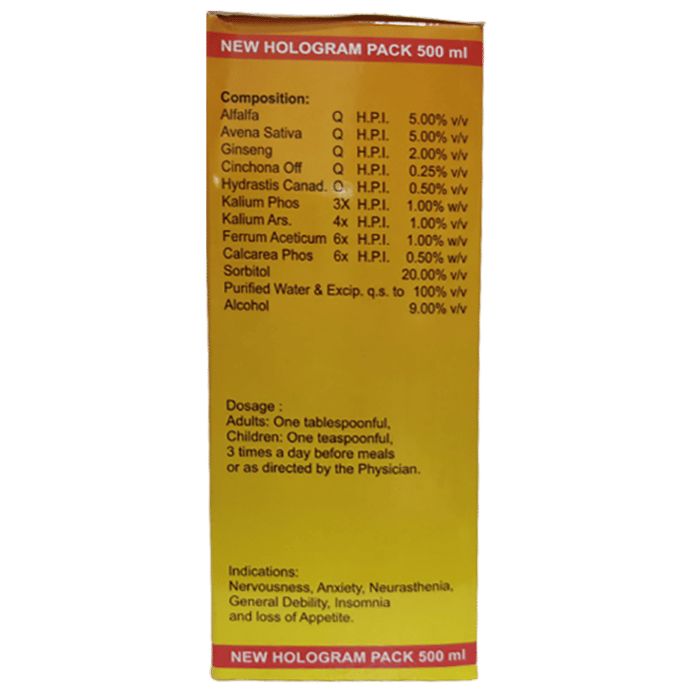 Dr. Wellmans Alfa Ging Alfalfa Tonic with Ginseng Sugar Free bottle of 500 ml Tonic