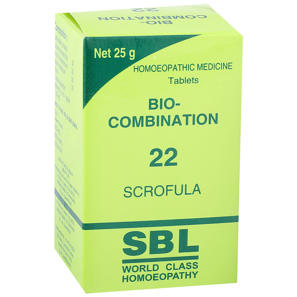 SBL Bio-Combination 22 Tablet bottle of 25 gm Biocombination Tablet