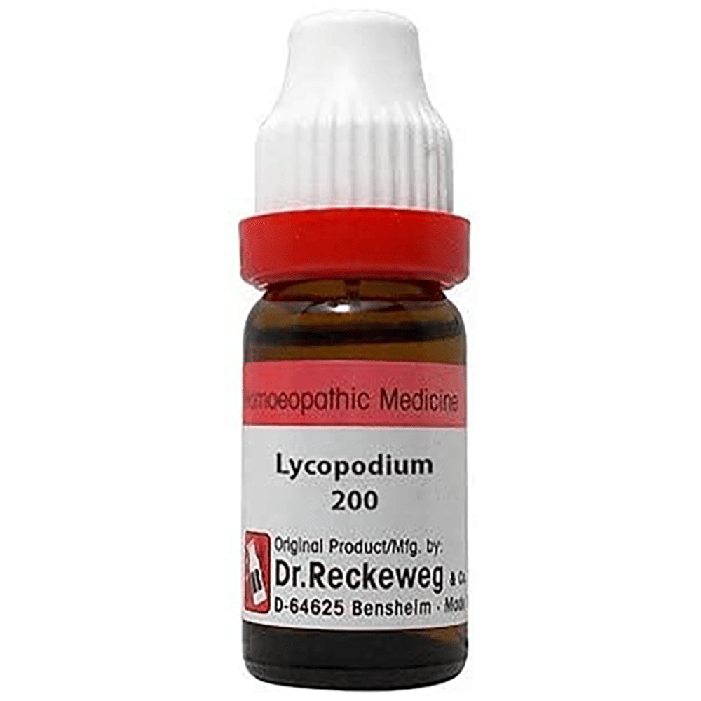 Dr. Reckeweg Lycopodium Dilution 200 CH bottle of 11 ml Dilution