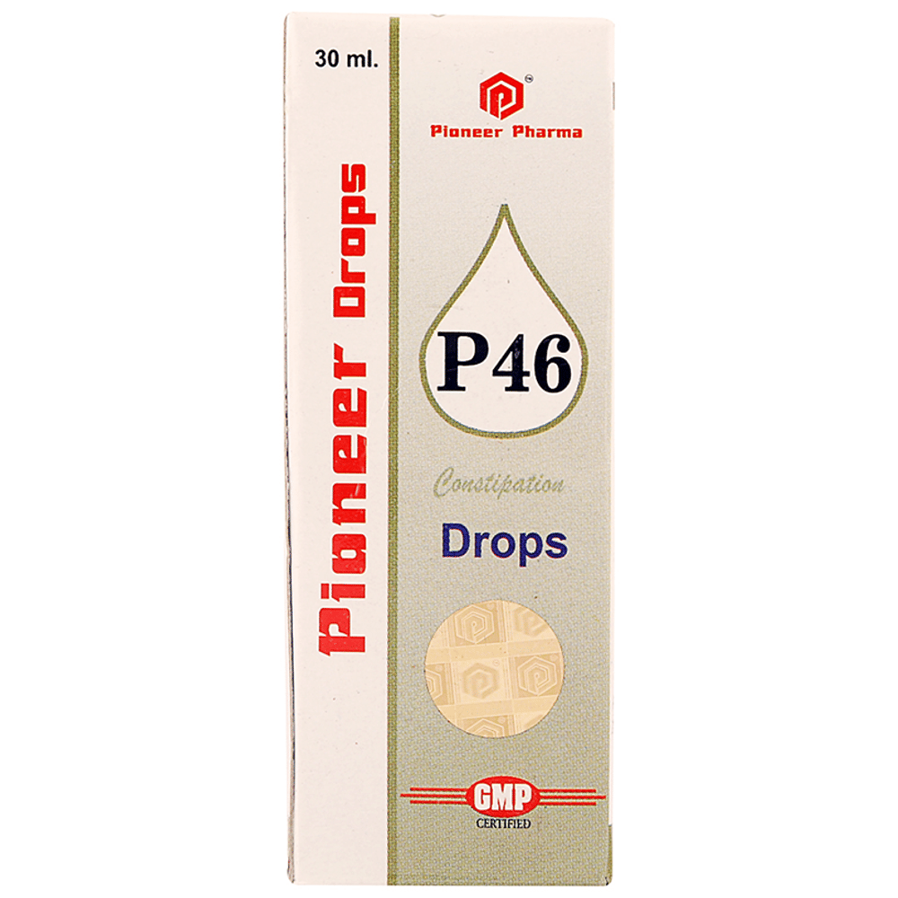 Pioneer Pharma P46 Constipation Drop bottle of 30 ml Drop