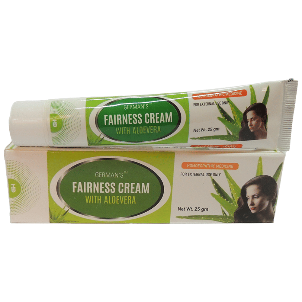 German's Fairness Cream with Aloevera tube of 25 gm Cream