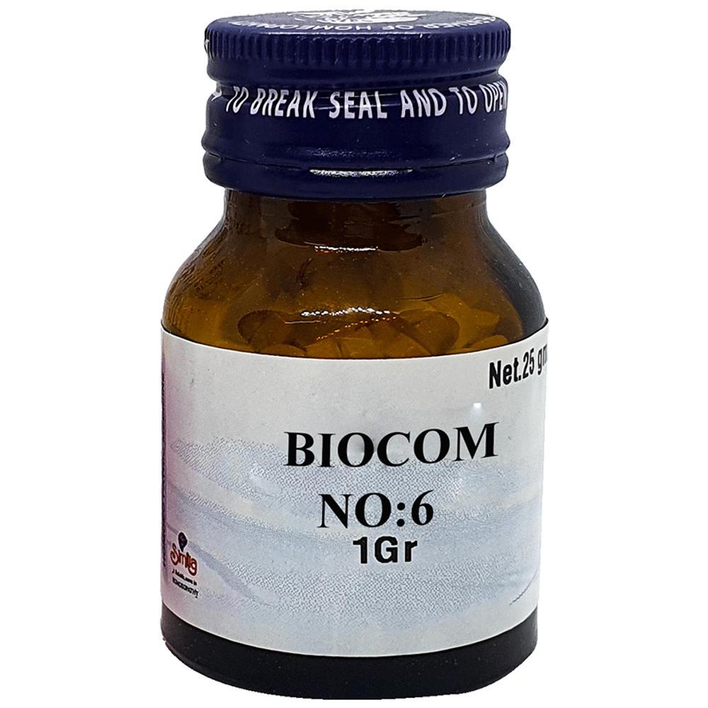 Similia Biocom No.6 Tablet bottle of 25 gm Biocombination Tablet