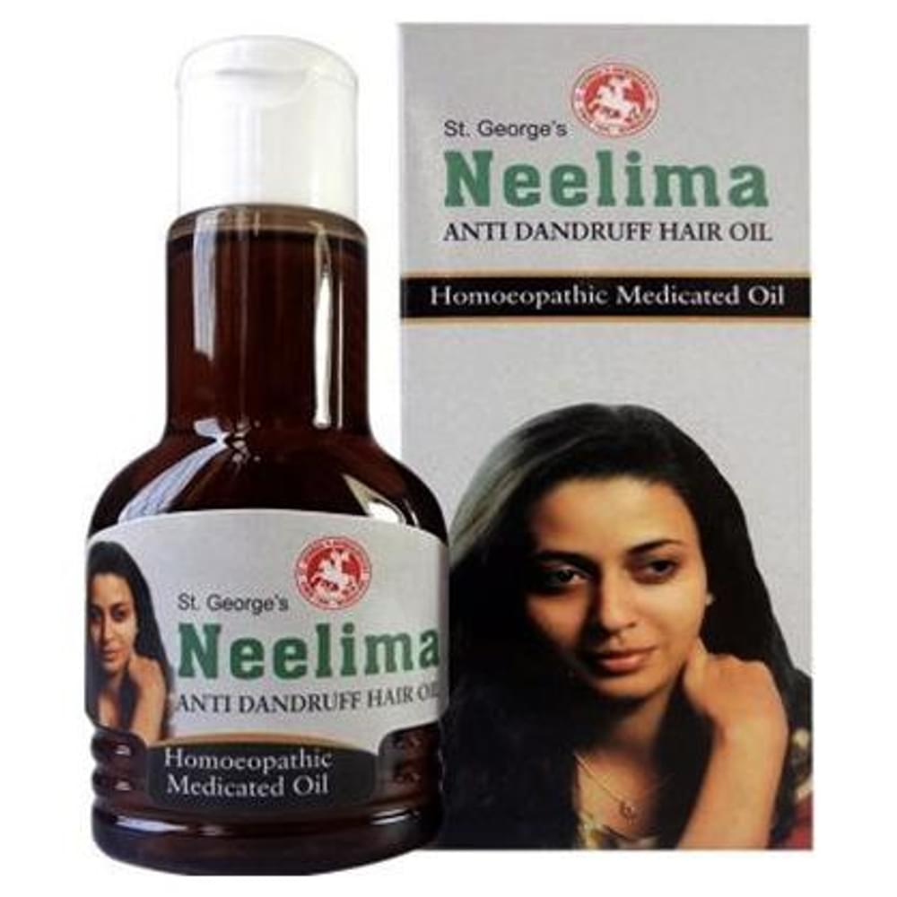 St. George’s Neelima Anti Dandruff Hair Oil bottle of 60 ml Oil St. George’s Neelima Anti Dandruff Hair Oil bottle of 60 ml Oil