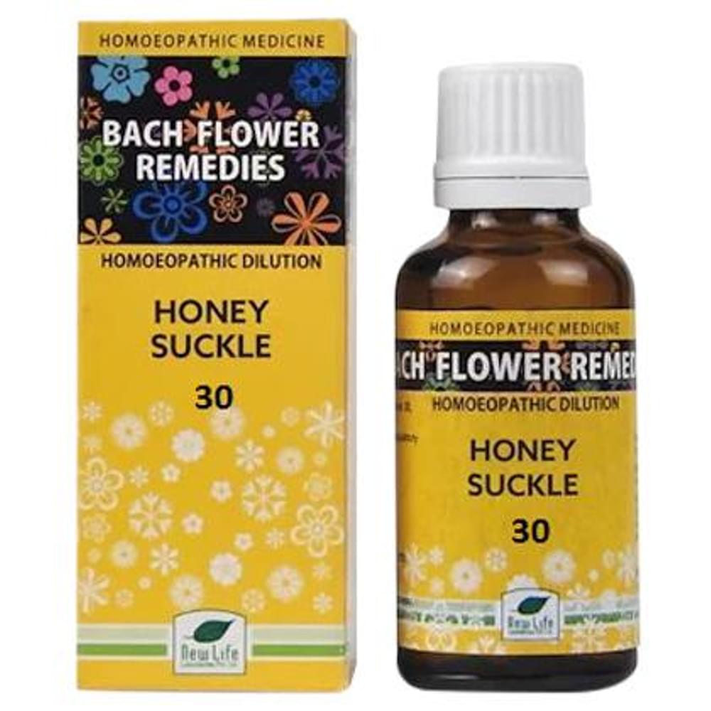 New Life Bach Flower Honey Suckle 30 bottle of 30 ml Dilution New Life Bach Flower Honey Suckle 30 bottle of 30 ml Dilution