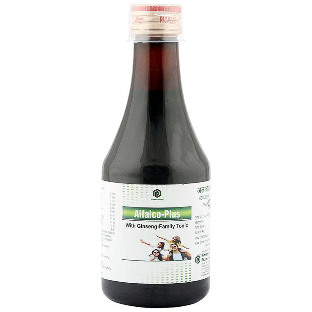 Pioneer Pharma Alfaco-Plus with Ginseng Family Tonic (500ml Each) combo pack of 2 bottles Pioneer Pharma Alfaco-Plus with Ginseng Family Tonic (500ml Each) combo pack of 2 bottles