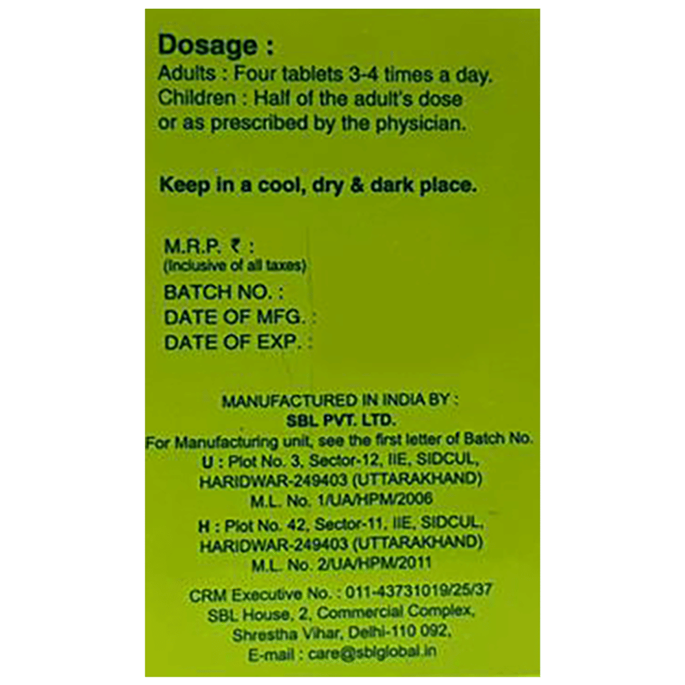 SBL Calcarea Phosphorica Biochemic Tablet 12X bottle of 25 gm Biochemic Tablet