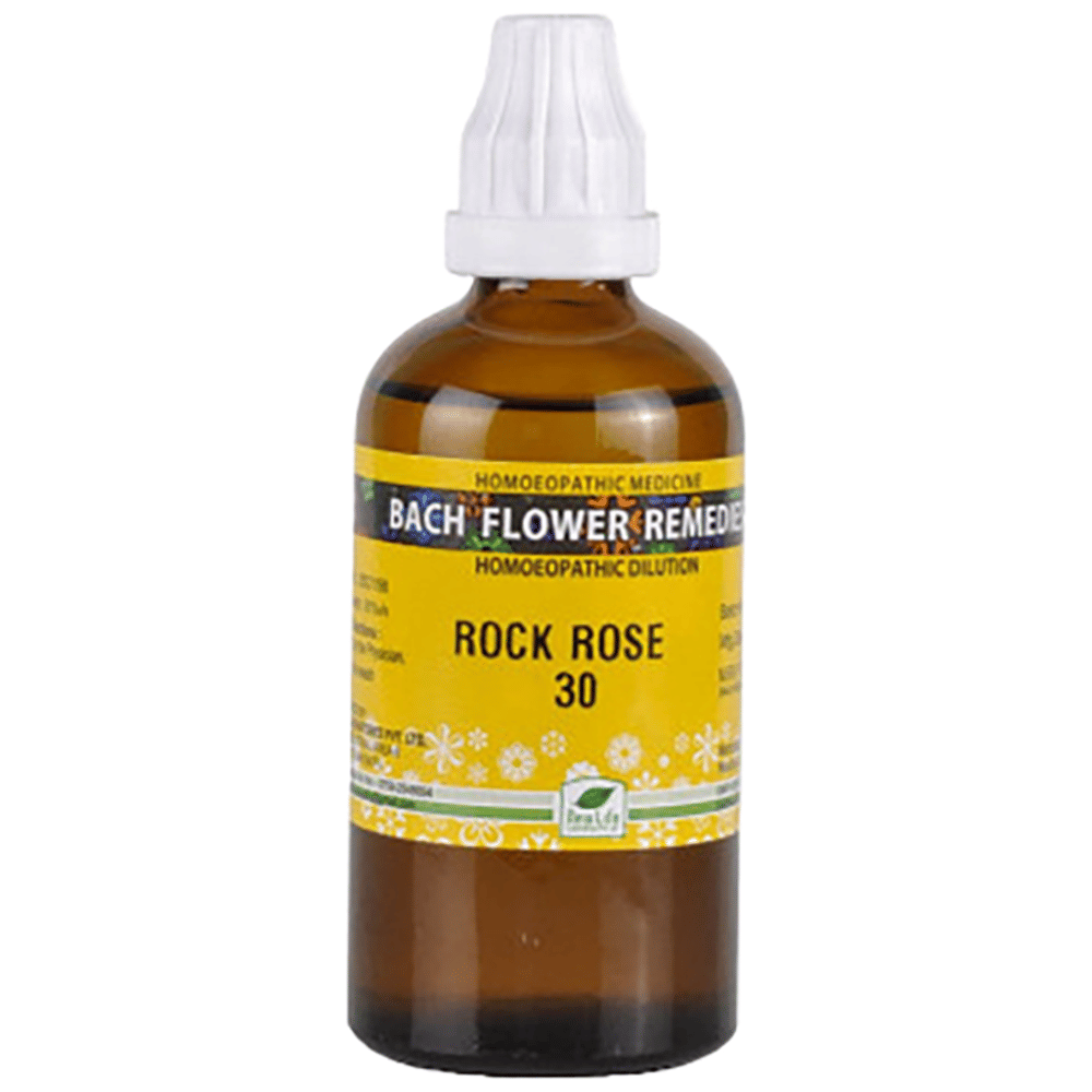 New Life Bach Flower Rock Rose 30 bottle of 100 ml Dilution