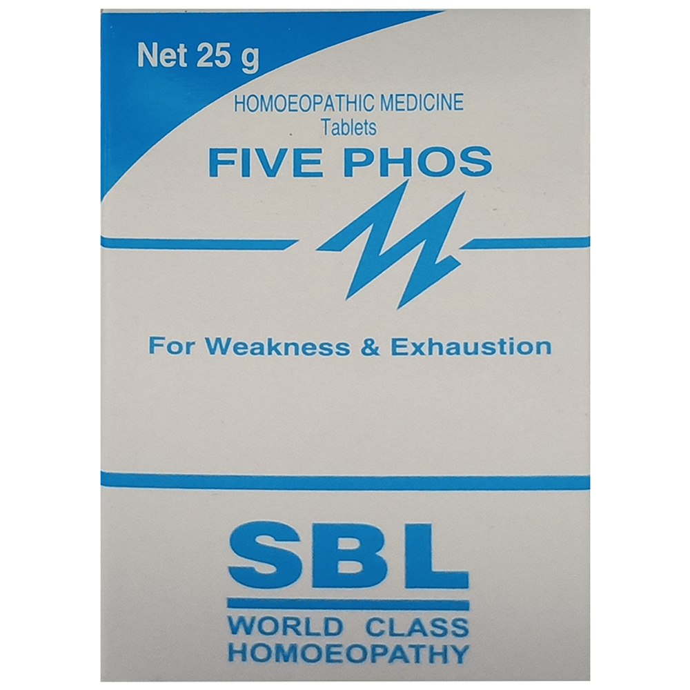 SBL Five Phos Tablet bottle of 25 gm Tablet