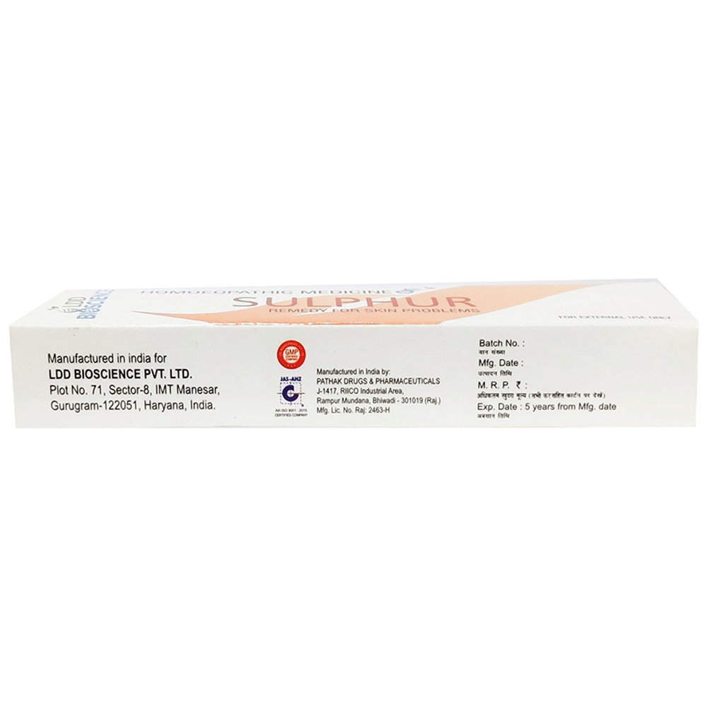 LDD Bioscience Sulphur Ointment tube of 25 gm Ointment