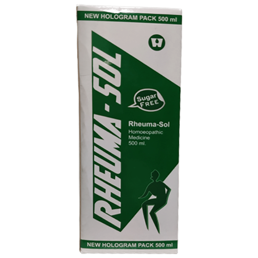 Dr. Wellmans Rheuma-Sol Syrup Sugar Free bottle of 500 ml Syrup