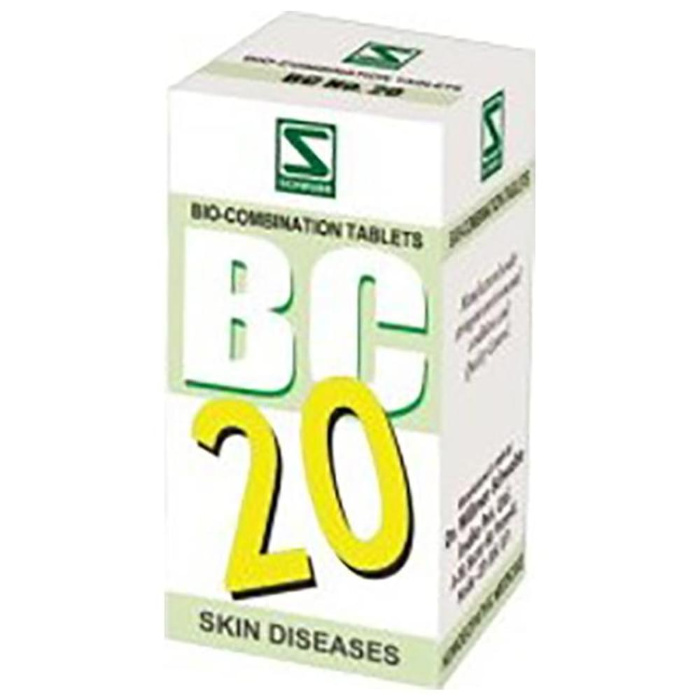 Dr Willmar Schwabe India Bio-Combination  20 (BC 20) Tablet bottle of 550 gm Biocombination Tablet