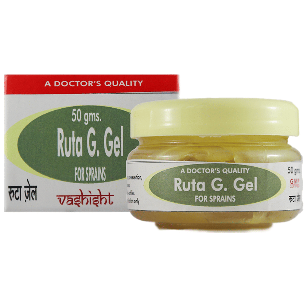 Vashisht Ruta Gel jar of 50 gm Gel