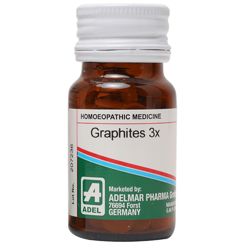 ADEL Graphites Trituration Tablet 3X bottle of 20 gm Trituration Tablet