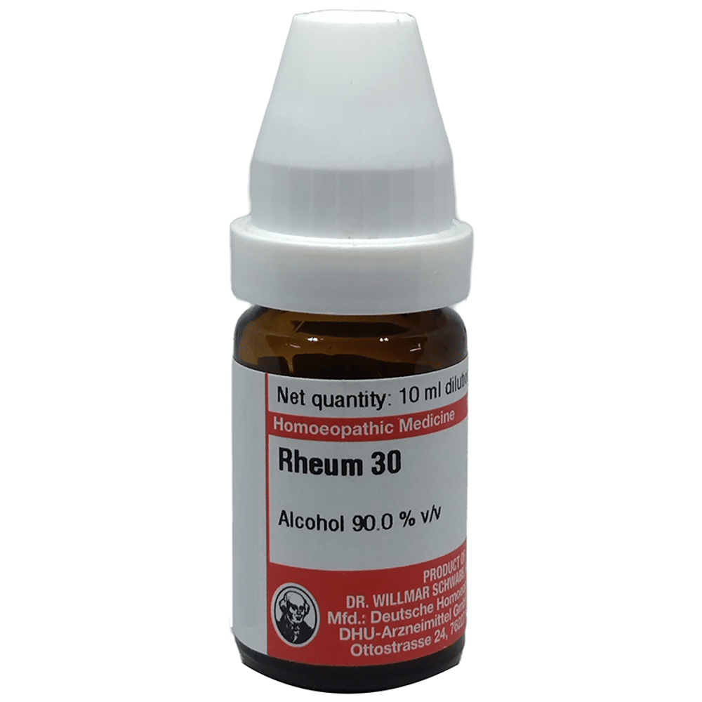 Dr Willmar Schwabe Germany Rheum Dilution 30 bottle of 10 ml Dilution
