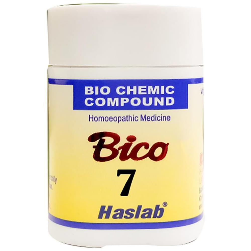 Haslab Bico 7 Biochemic Compound Tablet bottle of 20 gm Tablet Haslab Bico 7 Biochemic Compound Tablet bottle of 20 gm Tablet