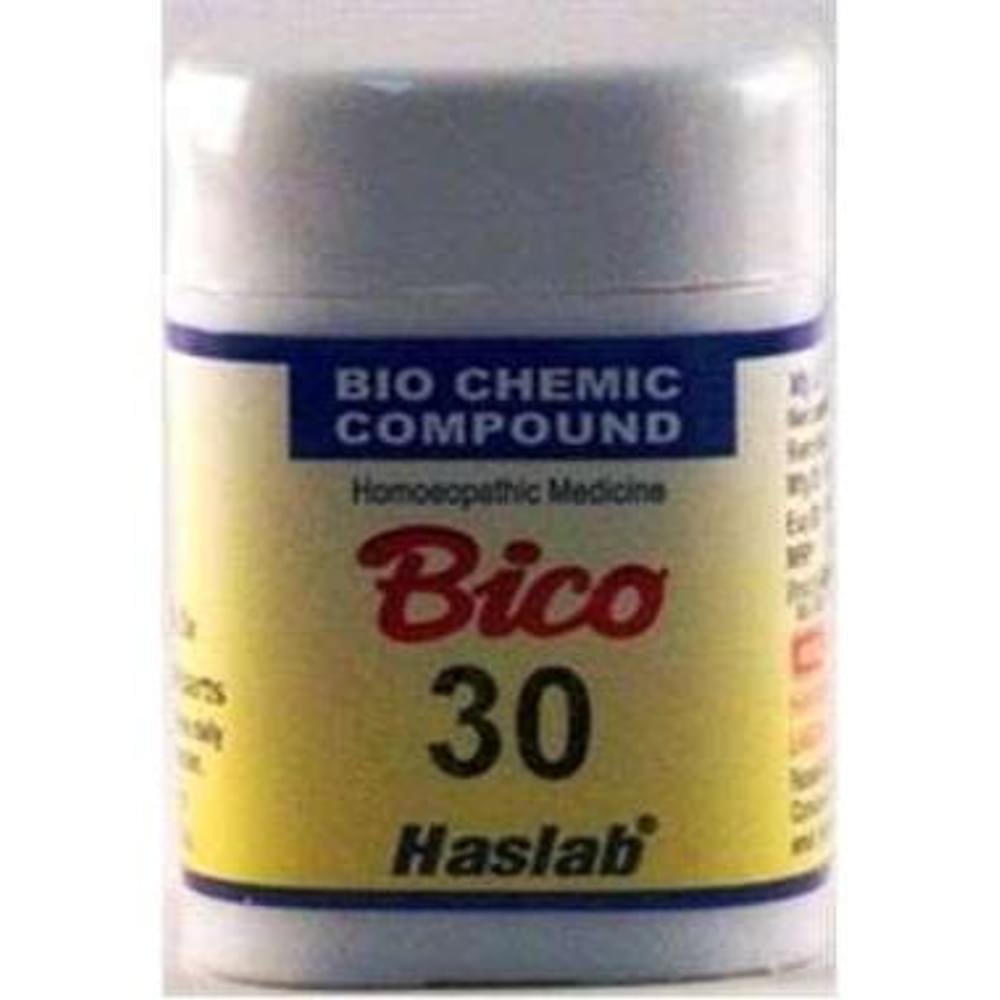 Haslab Bico 30 Biochemic Compound Tablet bottle of 20 gm Tablet Haslab Bico 30 Biochemic Compound Tablet bottle of 20 gm Tablet
