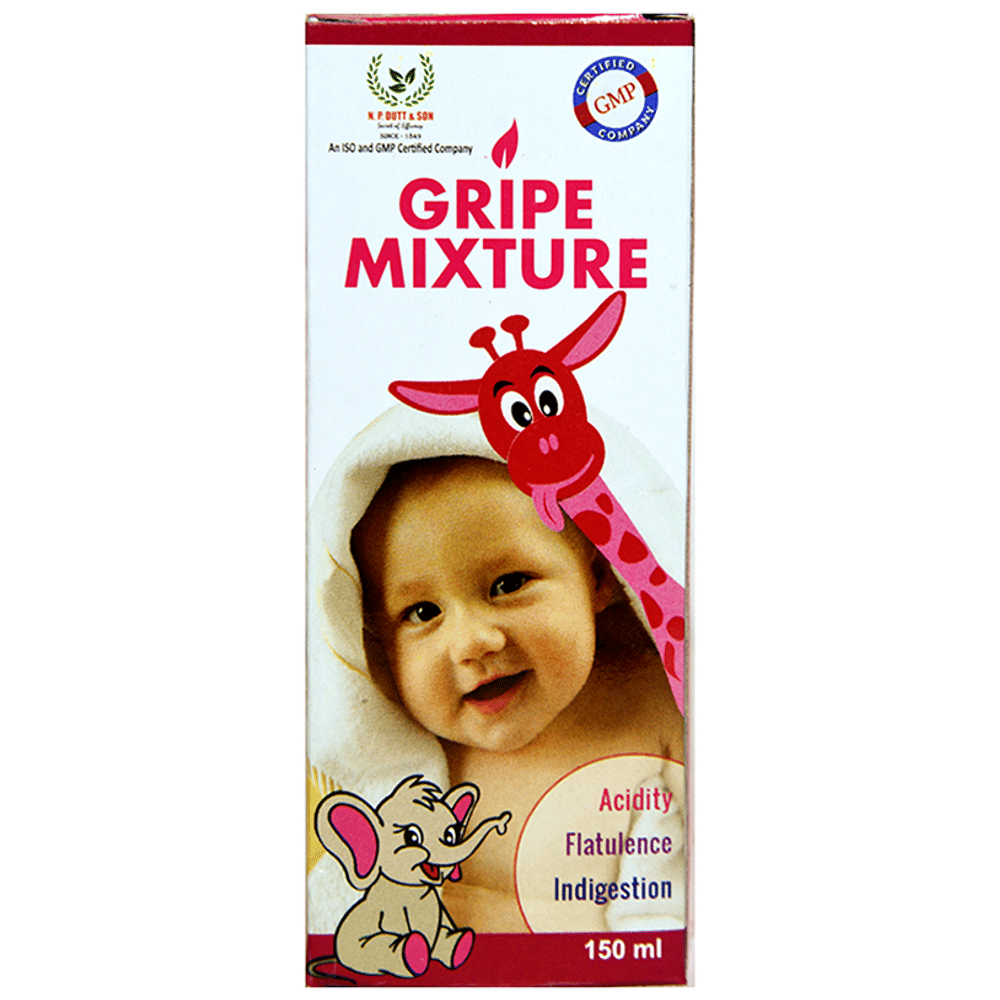 N.P. Dutt & Son Gripe Mixture for Baby bottle of 150 ml Syrup