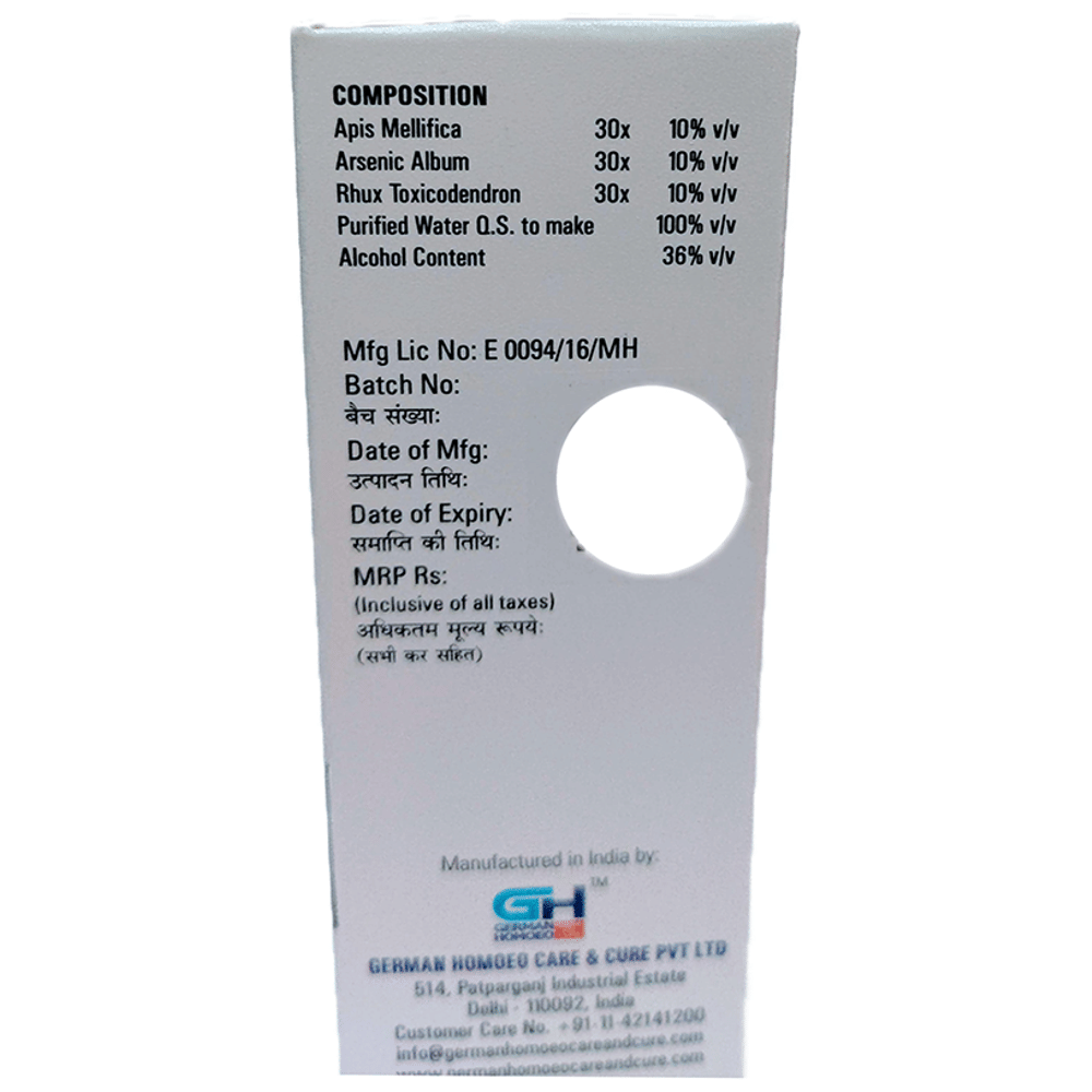 German's 521 Eczema Drop bottle of 30 ml Drop