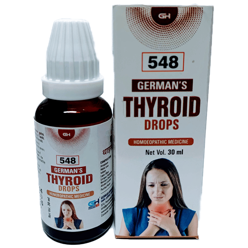 German's 548 Thyroid Drop bottle of 30 ml Drop