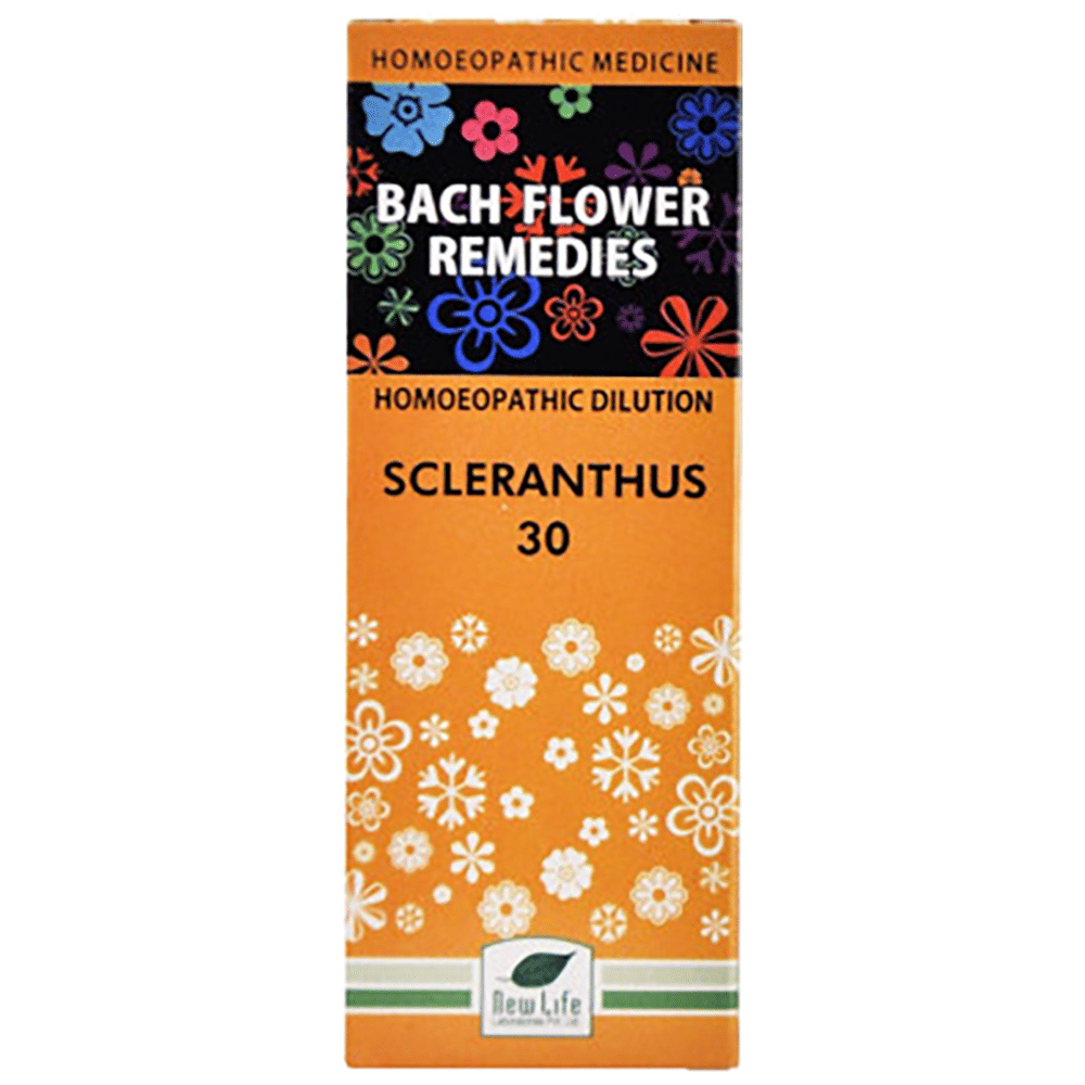 New Life Bach Flower Scleranthus 30 bottle of 100 ml Dilution