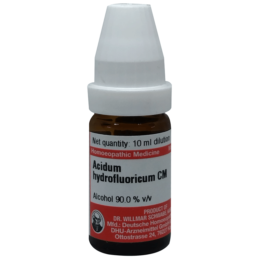 Dr Willmar Schwabe Germany Acidum Hydrofluoricum Dilution CM bottle of 10 ml Dilution Dr Willmar Schwabe Germany Acidum Hydrofluoricum Dilution CM bottle of 10 ml Dilution