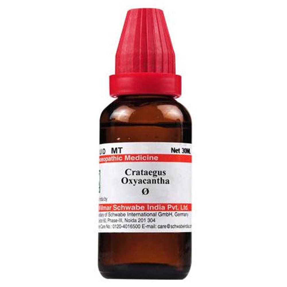 Dr Willmar Schwabe India Crataegus Oxyacantha Mother Tincture Q bottle of 30 ml Mother Tincture Dr Willmar Schwabe India Crataegus Oxyacantha Mother Tincture Q bottle of 30 ml Mother Tincture