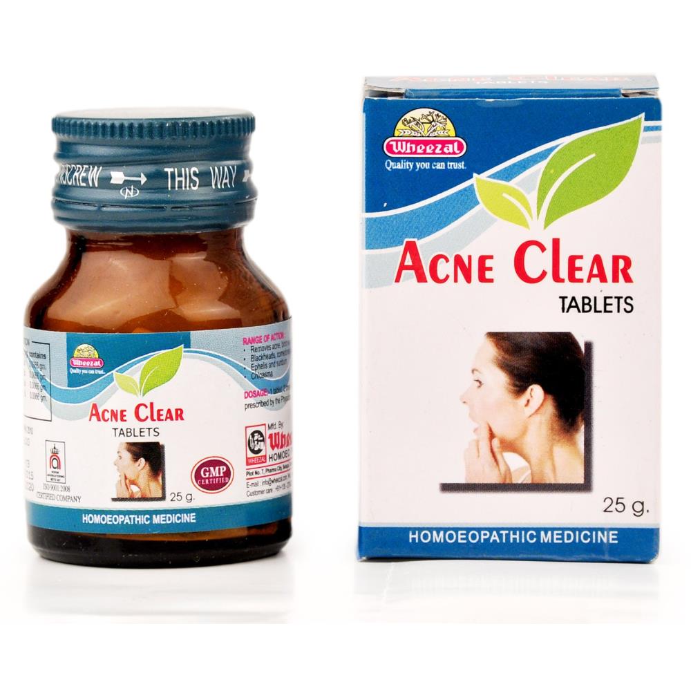 Wheezal Acne Clear Tablets (25g)