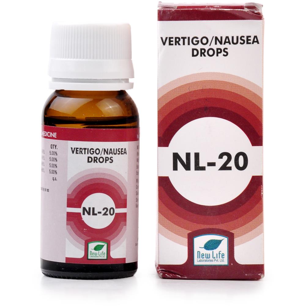 New Life NL-20 Vertigo & Nausia Drops (30ml)