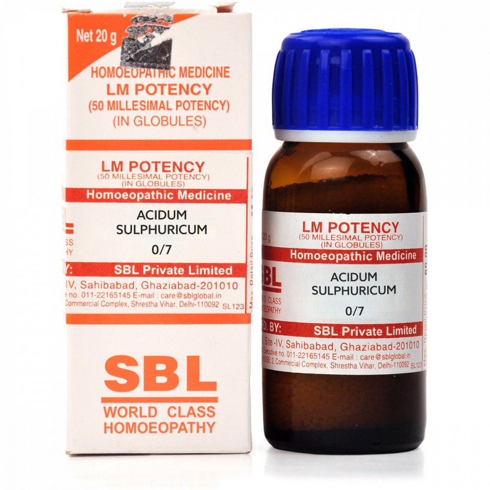 SBL Acidum Sulphuricum LM 0/7 (20g)
