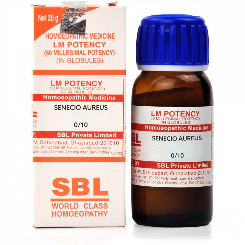 SBL Senecio Aureus LM 0/10 (20g) SBL Senecio Aureus LM 0/10 (20g)