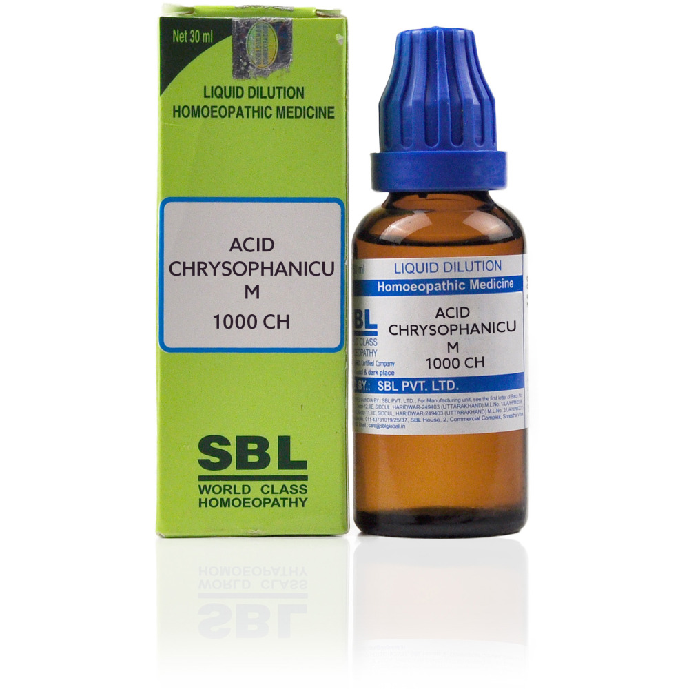 SBL Acid Chrysophanicum 1000 CH (30ml)