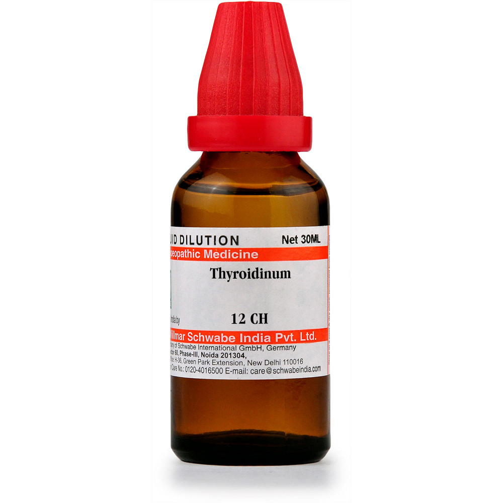 Willmar Schwabe India Thyroidinum 12 CH (30ml)