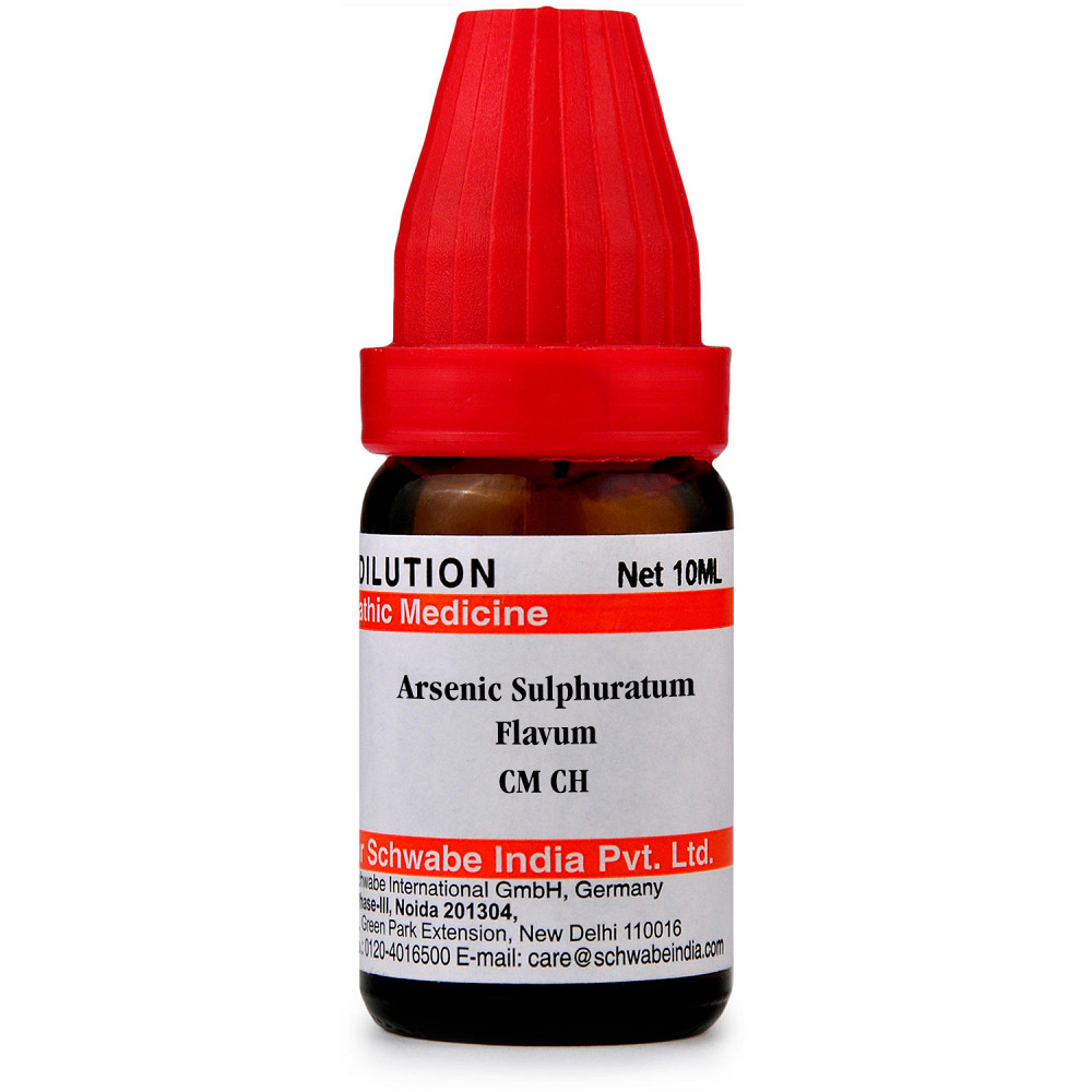 Willmar Schwabe India Arsenic Sulphuratum Flavum CM CH (10ml)