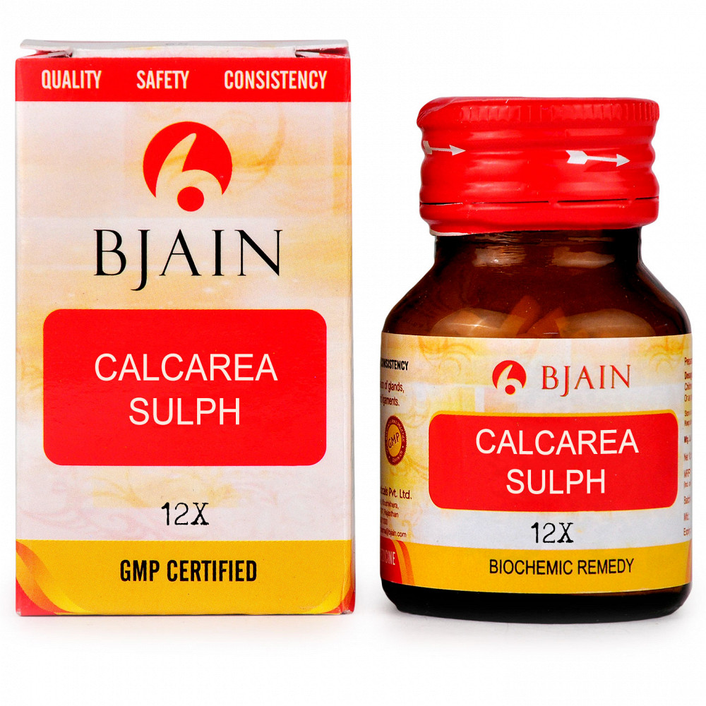 B Jain Calcarea Sulph 12X (25g)