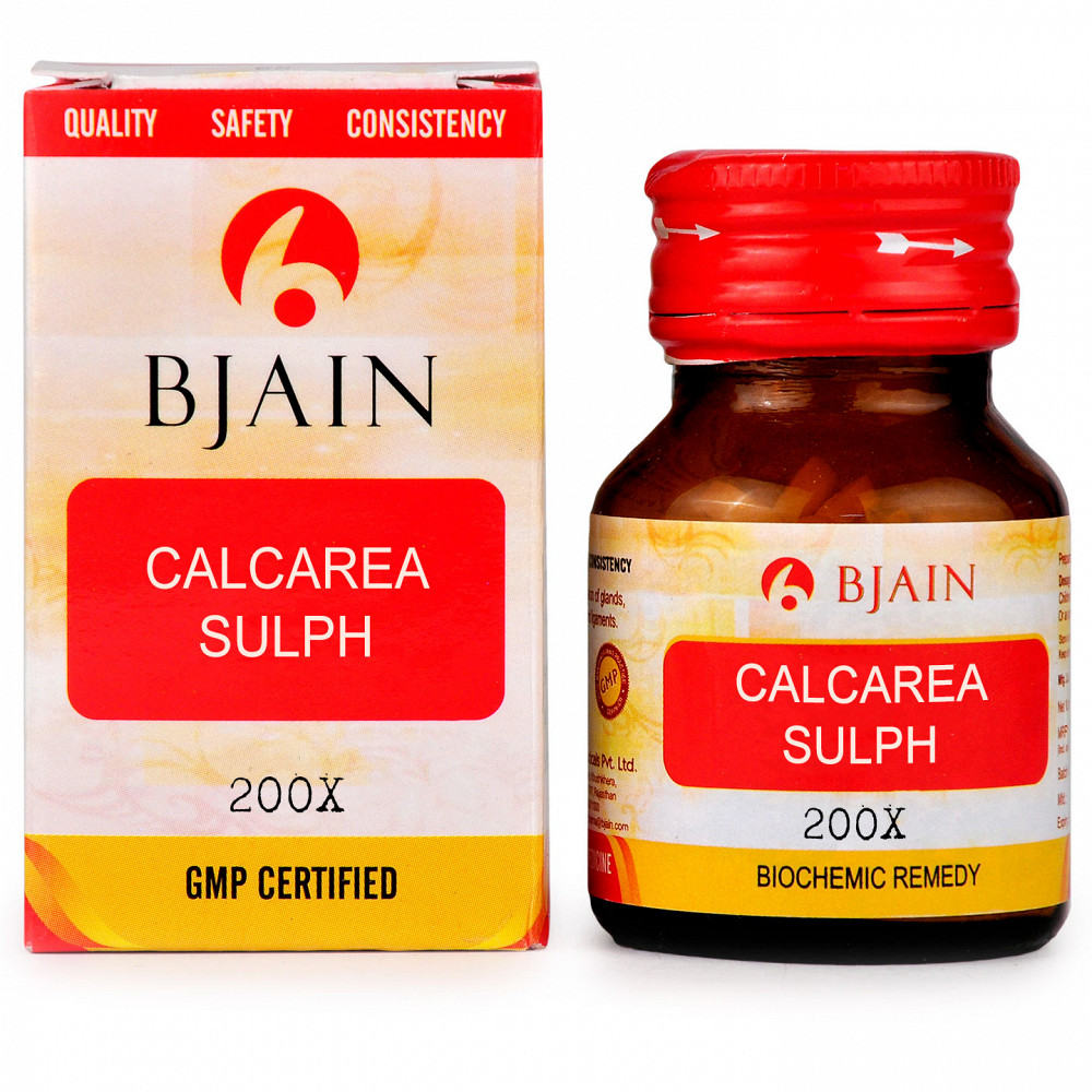 B Jain Calcarea Sulph 200X (25g)