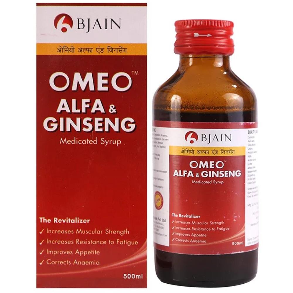 B Jain Omeo Alfa & Ginseng Syrup (500ml)