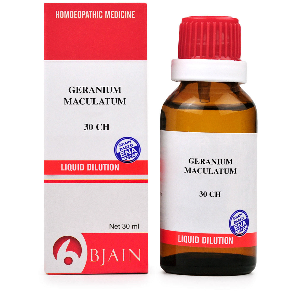 B Jain Geranium Maculatum 30 CH (30ml)