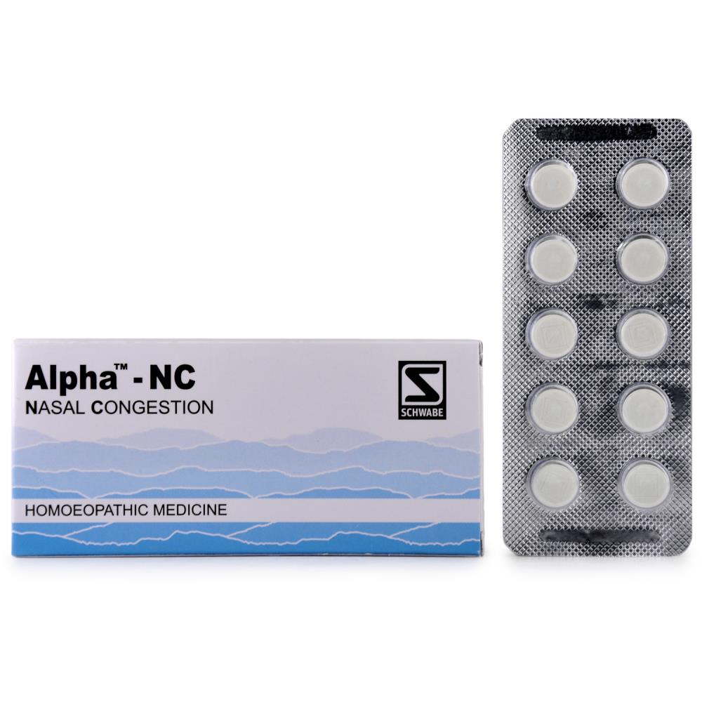 Willmar Schwabe India Alpha NC (Nasal Congestion) (40tab)