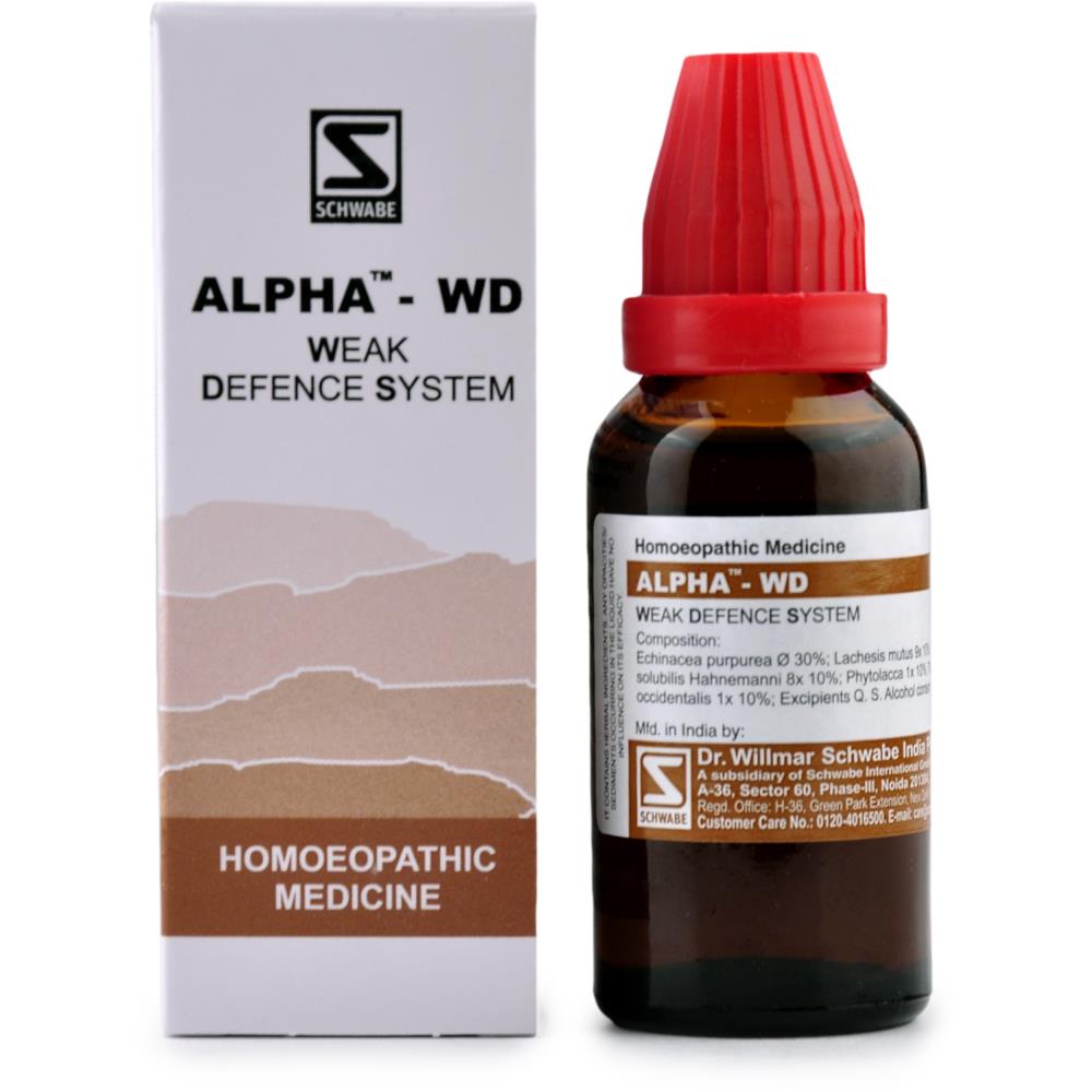 Willmar Schwabe India Alpha WD (Weak Defence System) (30ml)