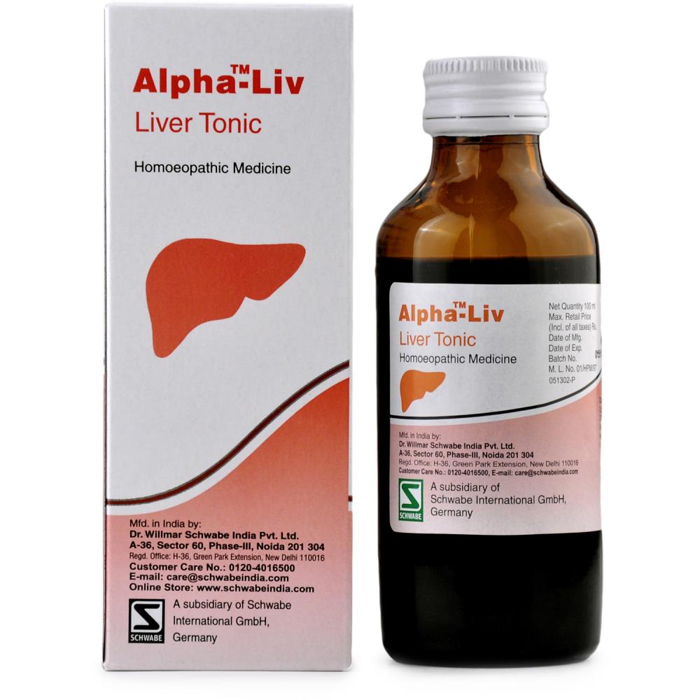 Willmar Schwabe India Alpha Liv (Liver Tonic) (100ml)